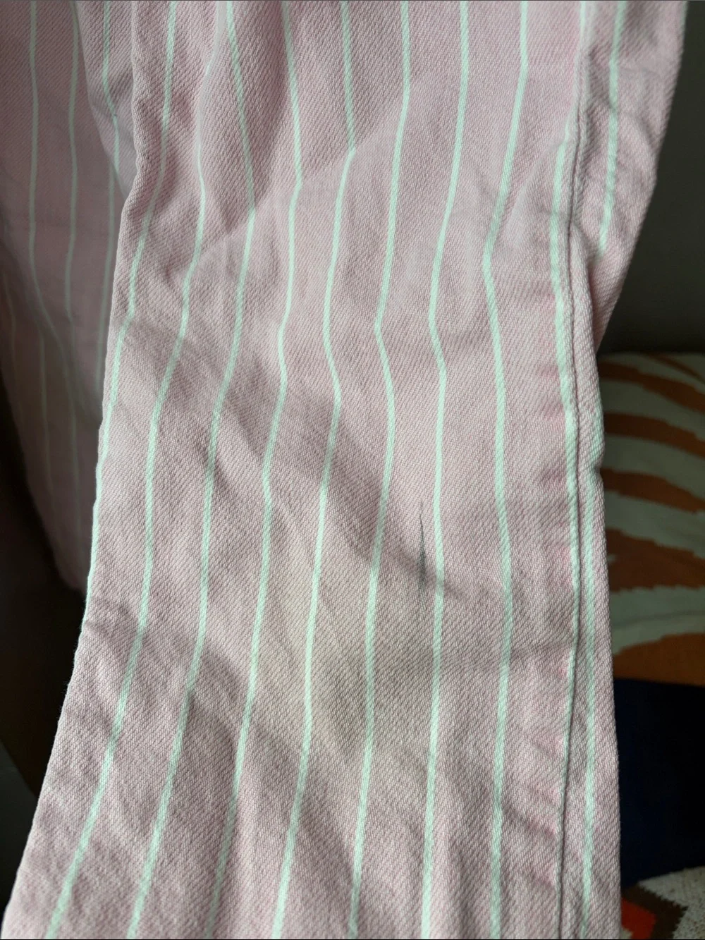Zara Pink Striped Kids' Jeans